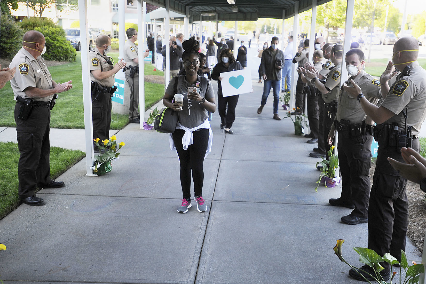 First Responders Salute Atrium Health Workers